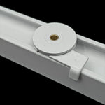 support fixation rideau blanc moderne fer métal pièces blancs accessoire volet