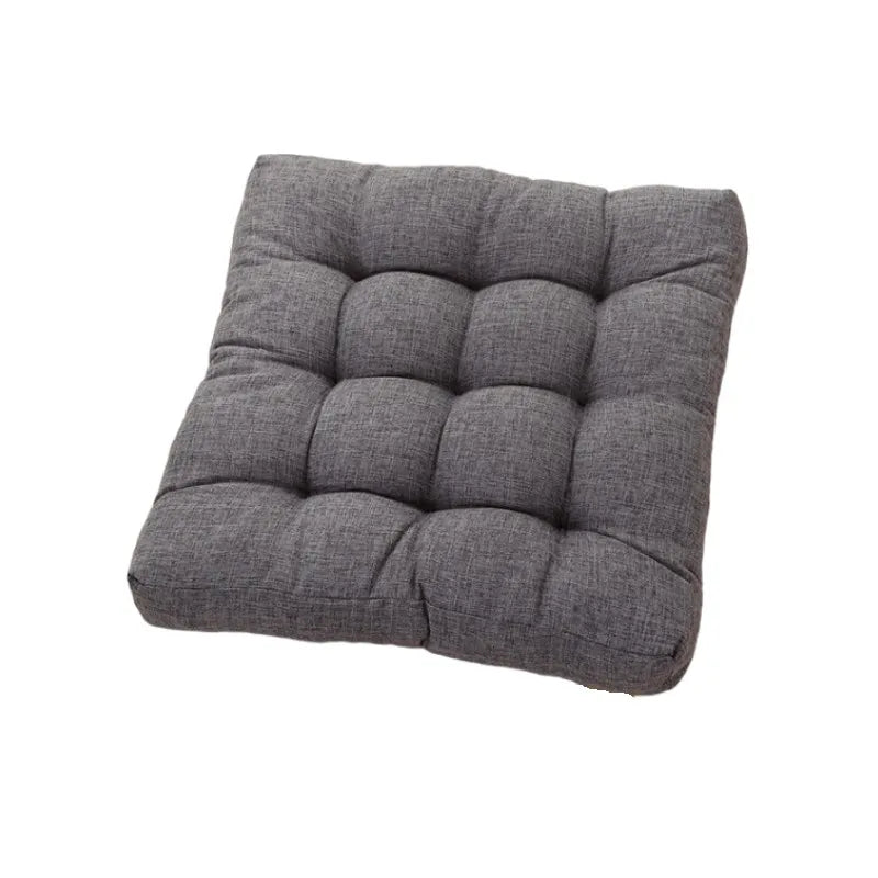 coussin siège rond polyester tissage fin rayé moderne couleur rose clair confortable 45x45cm