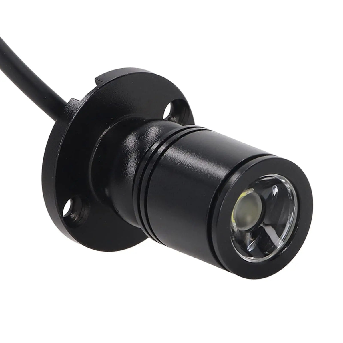 lampe led noire moderne interrupteur câble usb vis fixations 5v 3w led