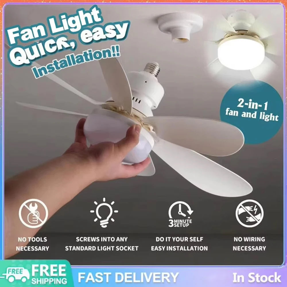 ventilateur combi lampe blanc moderne vitesses télécommande 3000k 6500k dimmable