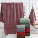 serviettes bain rapide séchage tissu microfibre tissage chevrons couleurs multiples modernes dimensions variées