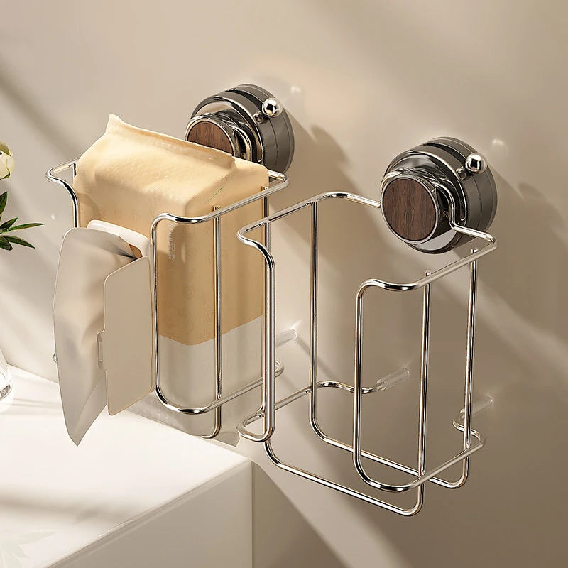 porte serviettes mural acier inoxydable fixation succion moderne salle bain cuisine rechargeable respectueux environnement