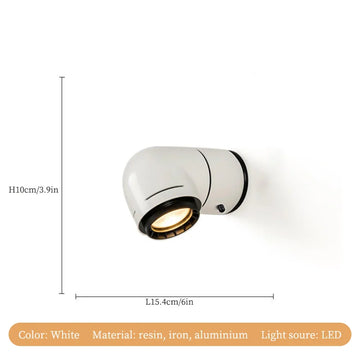 lampe table moderne blanc rouge éclairage quotidien cuisine étude salle bain led flux lumineux