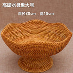 paniers rotin tressé marron clair traditionnels rangement présentation maison cuisine