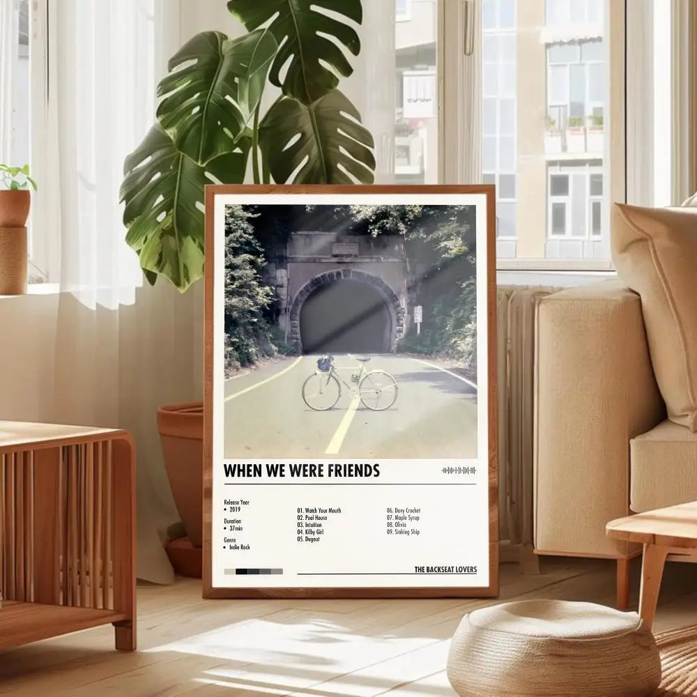 affiches encadrées modernes paysages naturels textes imprimés noir blanc gris opaque minimaliste