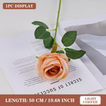 bouquet fleurs artificielles soie roses classiques intérieur décoration maison blanc rose rouge bleu anniversaire