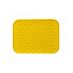 tapis silicone rectangle antiadhésif bleu orange vert jaune utilitaire moderne respectueux environnement