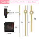kits horlogers aiguilles quartz noir or vert blanc industriels utilitaires fixations incluses aiguilles heures