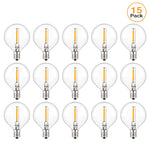 ampoule led globe transparent vintage filament doré e12 blanc chaud 2700kextérieurintérieur