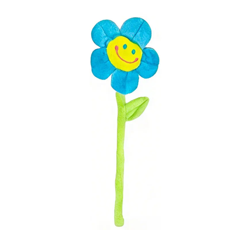 bouquet fleurs peluche rose jaune bleu orange décoration intérieure anniversaire mariage baby shower