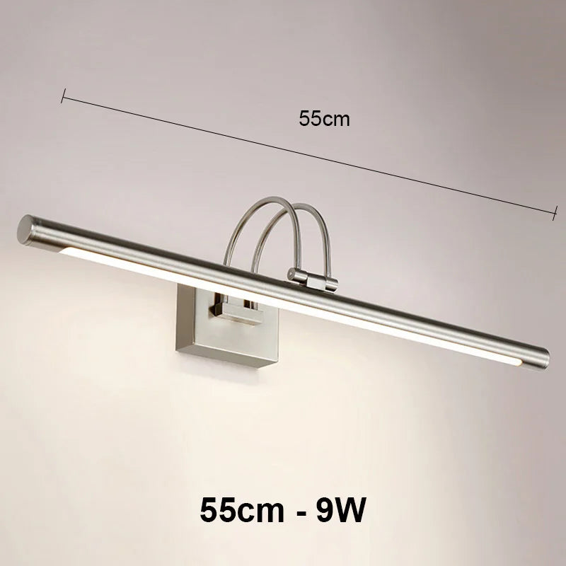 applique murale salle bains moderne lampe led rectangulaire éclairage intérieur chambre cuisine
