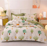Taie d'oreiller coton assortie parure de lit