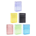 boîte cigarettes transparente paillettes moderne blanche rose verte bleue jauneviolette