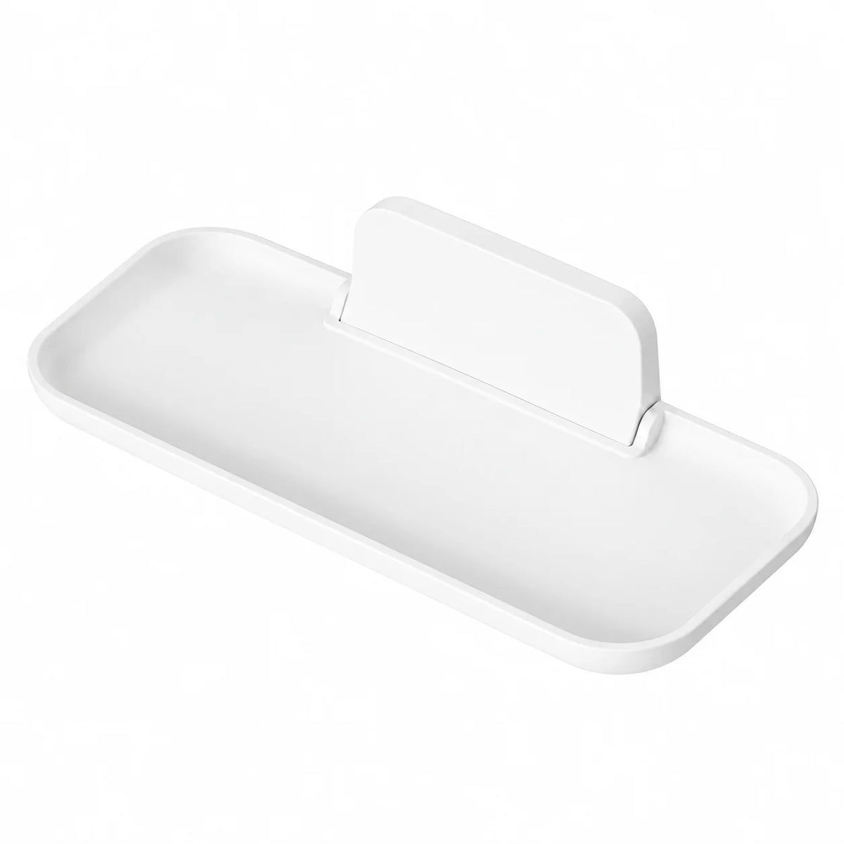 support mural pliable adhésif blanc moderne rangement téléphone lunettes montres coiffeuse chambre salon