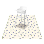 tapis imperméable anti dérapant voitures rayures dinosaures fleurs moderne enfantin blanc orange bleu vert