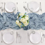 serviette table bleu clair plissée moderne maison Thanksgiving mariage