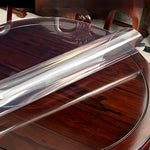 protège table moderne adhésif transparent 150cm pvc 0.7mm anti déversement imperméable table manger