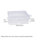 boîtes rangement transparentes poignées modernes petites pièces accessoires boîtes polyvalentes