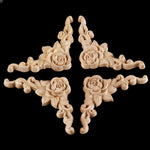 corniche bois rose feuilles decoratives baroque classique maison meuble angle sculptémanuelbeigeclair