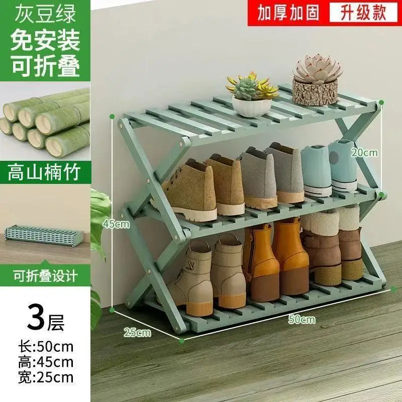 étagère chaussures pliable bois naturel moderne finition lisse support rangement entrée maisonSports Chaussures Bottes