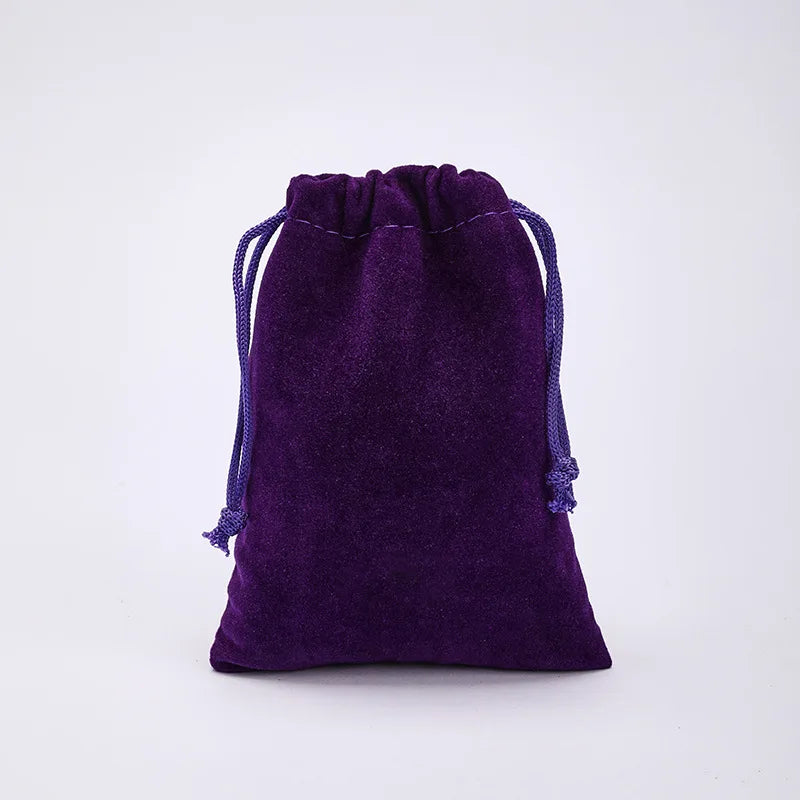 petit sac velours cordon bijoux cadeaux mariage noël fête cadeau