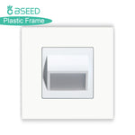 interrupteur mural led capteur mouvement sensoriel gris noir moderne tactile