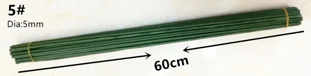 fil papier vert foncé lisse opacité simple décoration maison diy branche fleur artificielleintérieur noël