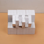 cubes imprimés chiens portraits paysages urbains puzzle décoration enfant jouet moderne blanc marron