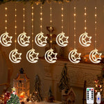 guirlande lumineuse moderne blanc multicolore forme géométrique décorative chambre noël