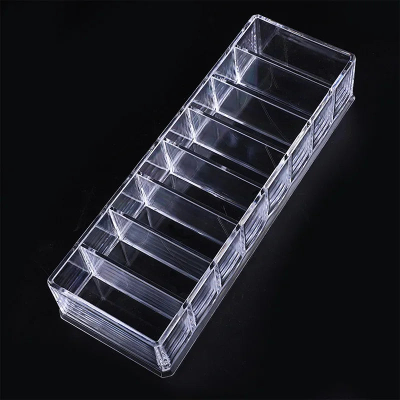 boîte rangement maquillage transparent moderne organisateur cosmétique minimaliste durable environment