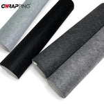 tapis silencieux feutre autoadhésif isolation son maison noir gris absorbant