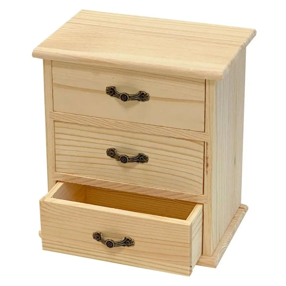 bois naturel clair tiroirs rangement rustique grain bois coulissants gain place