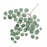 décoration table branche eucalyptus artificielle soie verte claire fête mariage 65cm