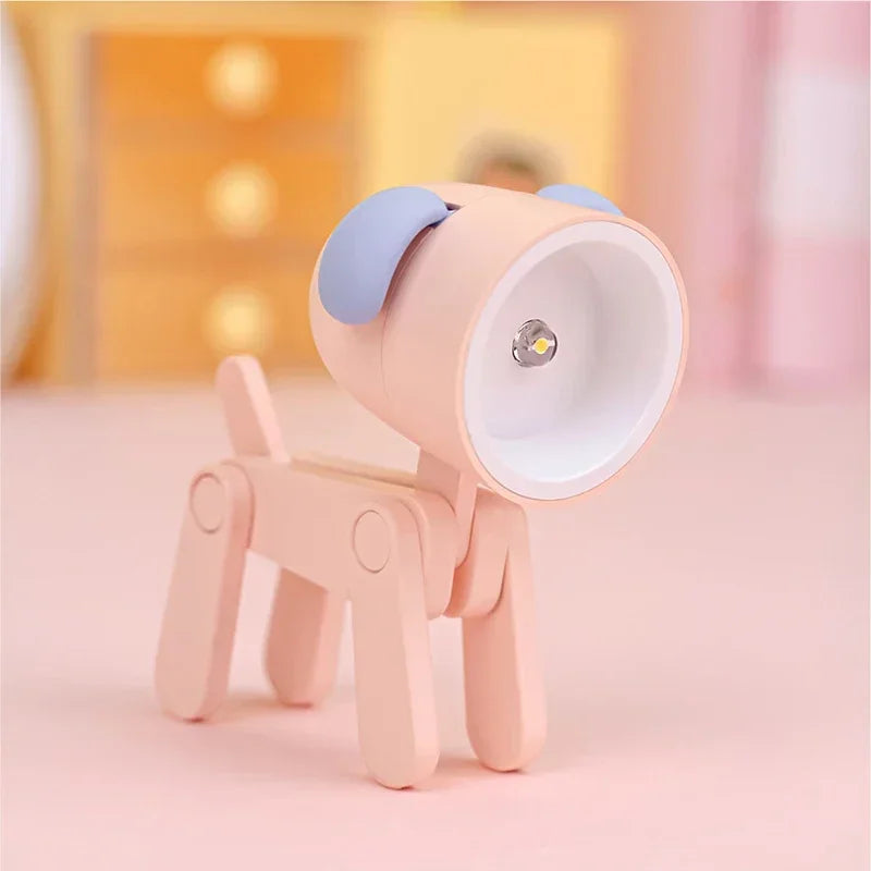 veilleuse table chien forme animaux modernes couleurs variées enfants chambre