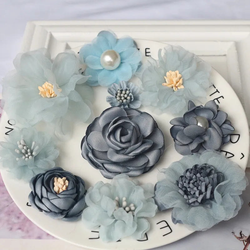 décoration intérieure fleurs artificielles violet bleu gris rose tissu romantique occasion mariage anniversaire