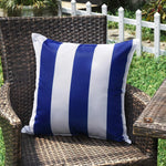housse coussin extérieur imperméable rayures moderne canapé jardin fauteuil décoration polyester couleur unie