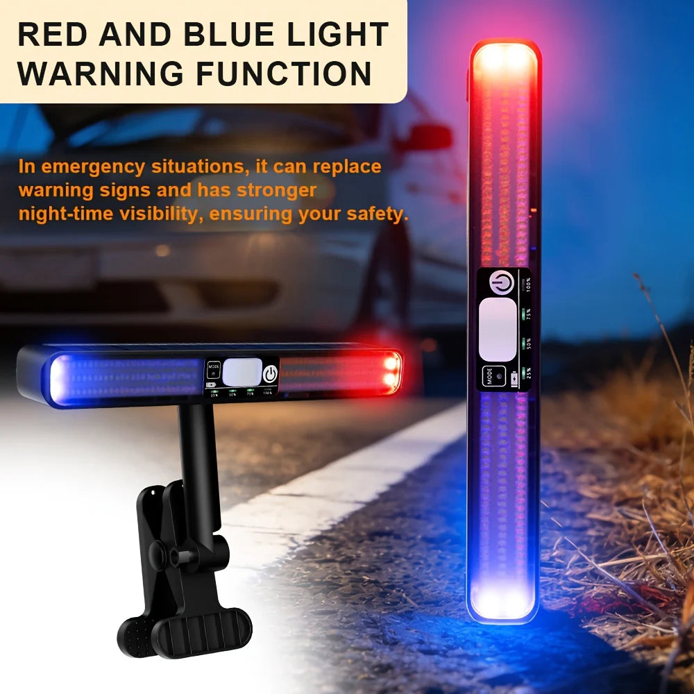 lampe solaire portable détecteur mouvement 160 led clipser clôture jardin moderne camping averti rouge