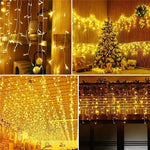 guirlande lumineuse noël led blanc chaud filament moderne télécommande modes decoration mariage fête maison