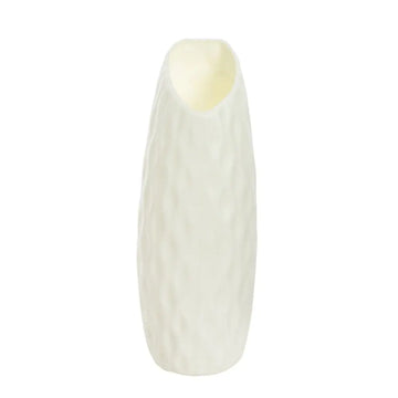 vases modernes plastique blanc vert clair rose pâle rayures verticales intérieur extérieur