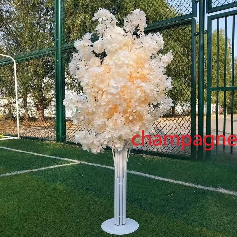 arbre artificiel fleurs modernes mariage anniversaire baby shower intérieur blanc rouge rose bleu champagne