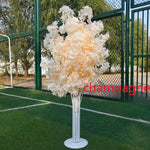 arbre artificiel fleurs modernes mariage anniversaire baby shower intérieur blanc rouge rose bleu champagne