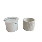 cache coussin silicone blanc rayures moderne opacité set