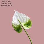 fleurs artificielles rouge rose blanc vert feuilles brillantes décoration moderne élégante intérieur maison