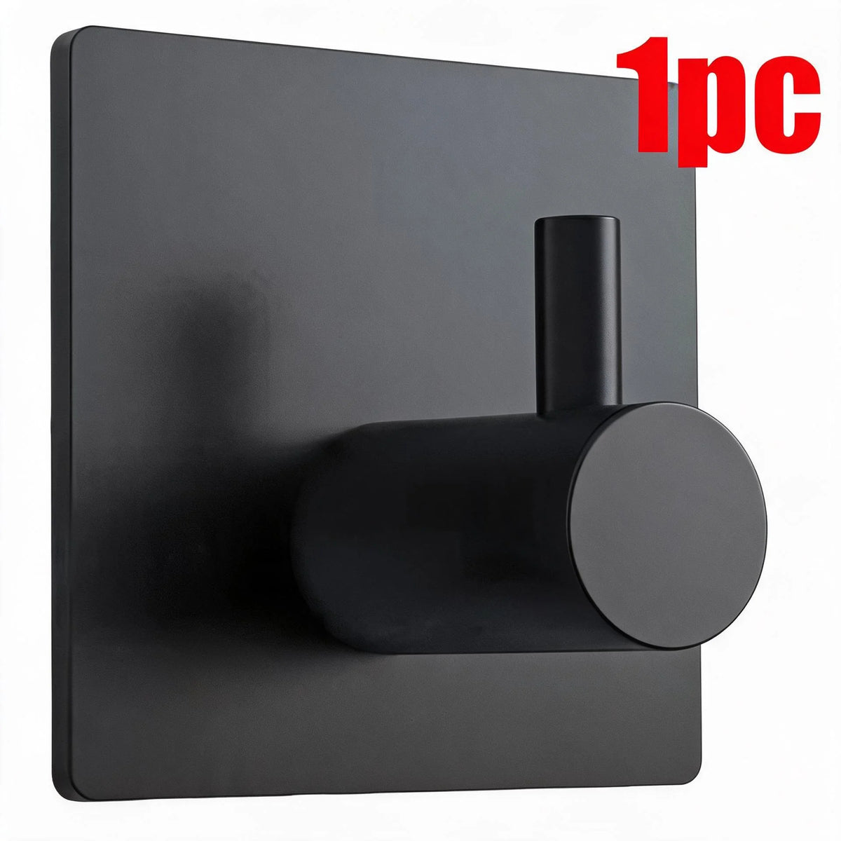 porte serviettes adhésif acier inoxydable noir moderne salle bain utilisation multiple protection adhésive fixe