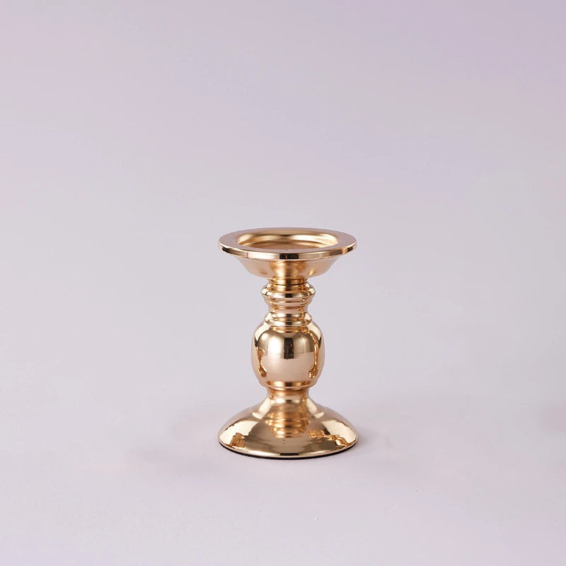 support bougie or lisse métal fer classique décoration maison bougie chauffe plat