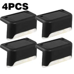 lumière solaire extérieure noire ip65 moderne pièces éclairage marche led minimaliste