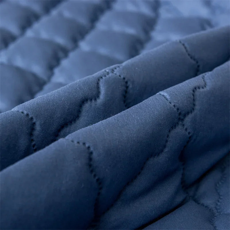 taies d'oreiller patchwork gris clair moderne imperméables respectueuses environnement polyester 300 fils geometrique maison