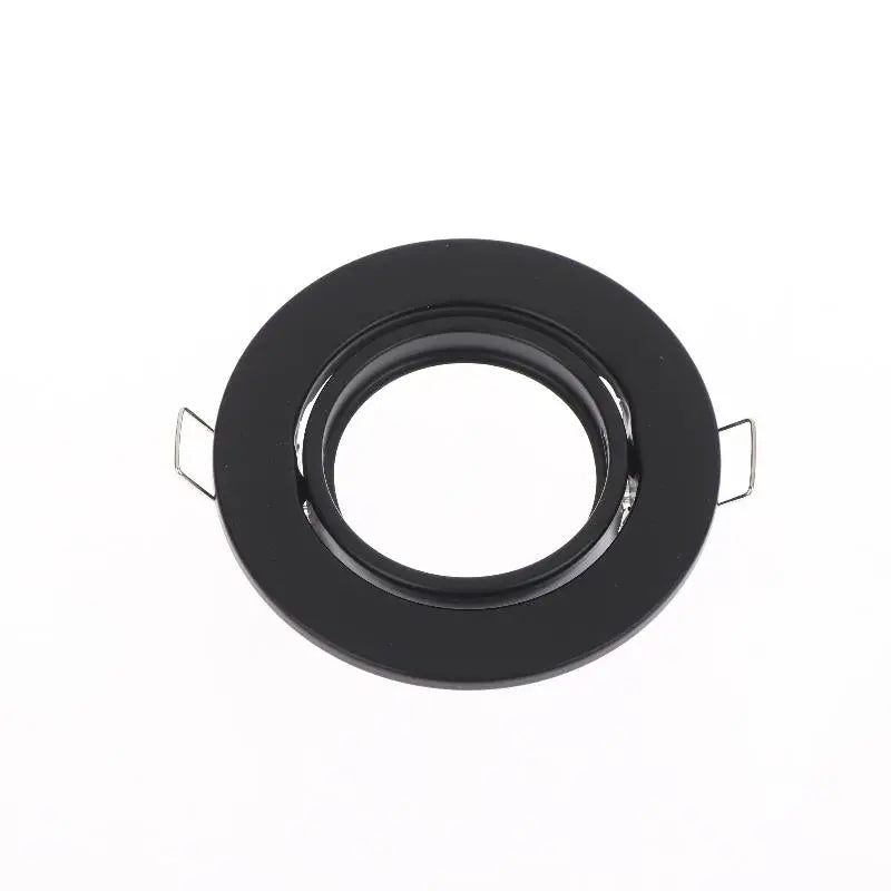 spots led noir blanc doré modernes clips vis round lisses