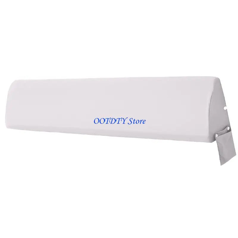 oreiller mousse mémoire forme cale literie tissu polyester blanc gris moderne minimaliste boucle attaches