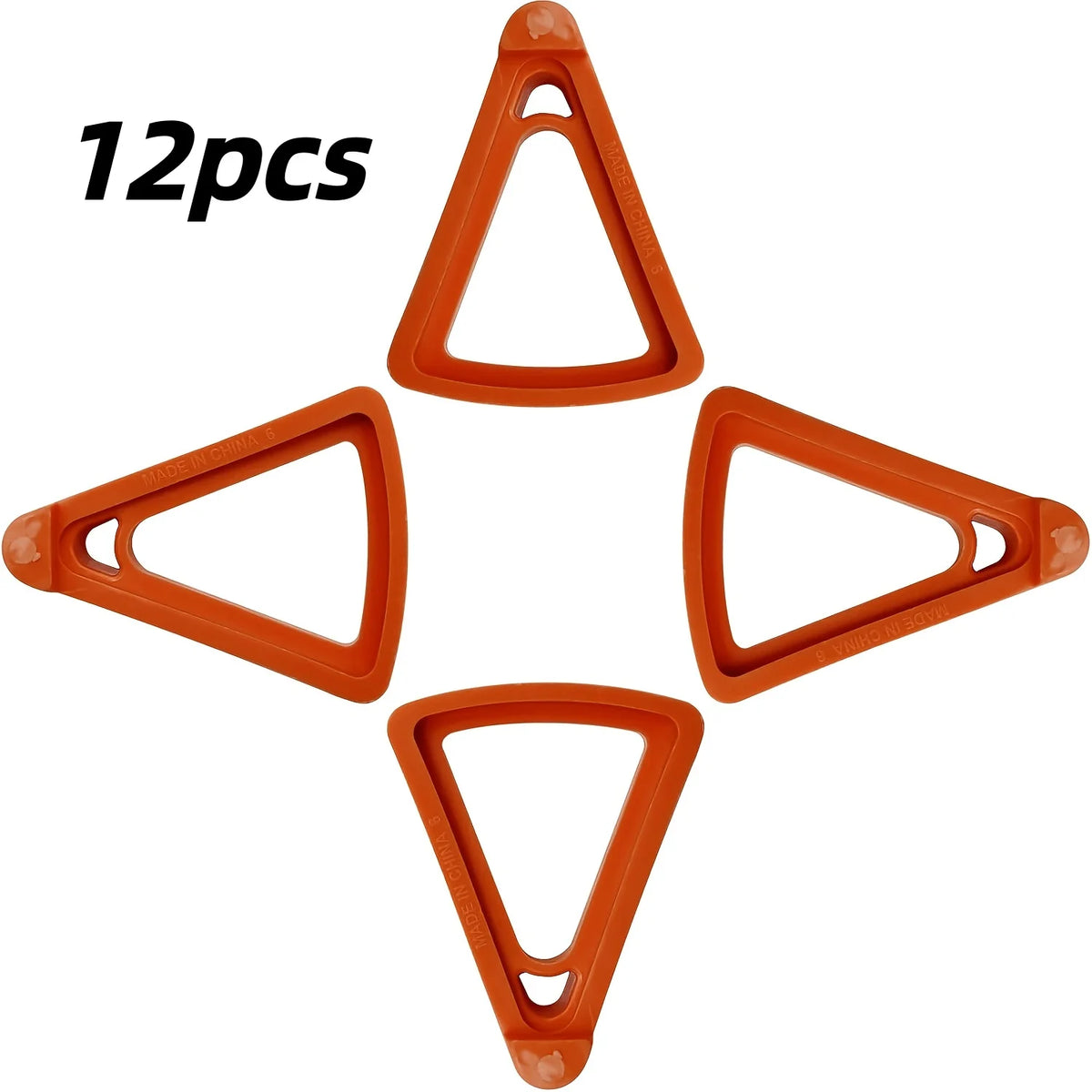 supports pot orange moderne adhésif 2.36in 0.98in 2.76in 12pcs 4pcs 8pcs